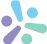 Icon featuring collaboration and growth